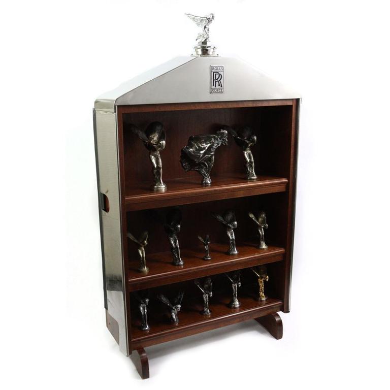Rolls Royce Silver Wraith radiator mascot display cabinet
